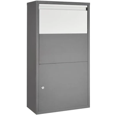 Afbeelding van tectake® Pakketbox Fortress met veiligheidsklep 44 x 22 82 cm 405068