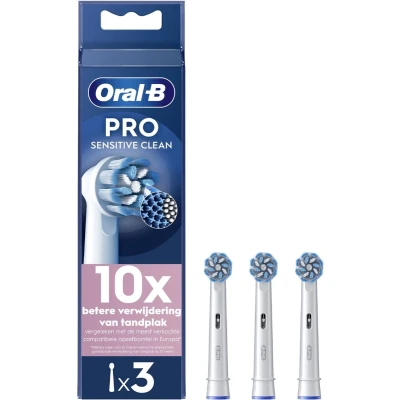 Afbeelding van Oral B Pro Sensitive Clean Opzetborstels, 3 Stuks