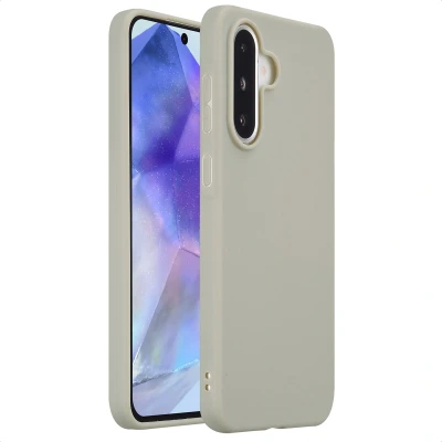Afbeelding van Samsung Galaxy A56 Hoesje Siliconen en TPU (zacht) imoshion Backcover/Softcase Grijs Telefoonhoesje