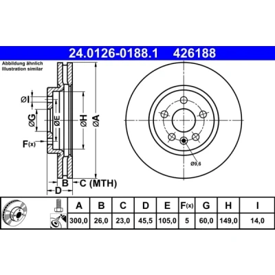 Afbeelding van Ate Remschijf 24.0126 0188.1