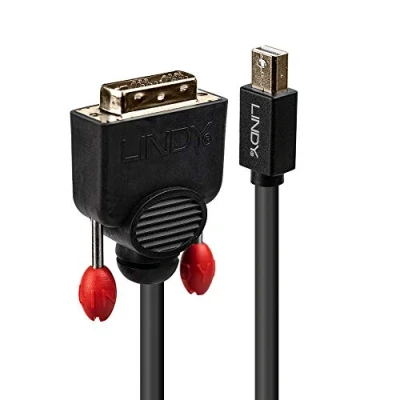 Afbeelding van LINDY 41953 3m Mini DisplayPort naar DVI kabel, zwart