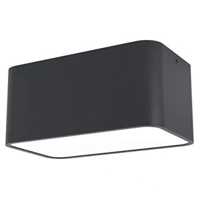 Afbeelding van EGLO Grimasola Plafondlamp E27 24 cm Zwart