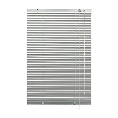 Afbeelding van GARDINIA aluminium jaloezie, privacybescherming en zonwering, wand plafondmontage, inclusief alle montage onderdelen, jaloezieën, zilver, 160 x 175 cm (BxH)