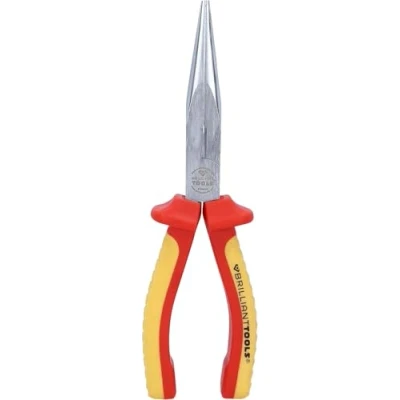 Afbeelding van Brilliant Tools, Tang, VDE Platte punttang, 208 mm (208 mm)