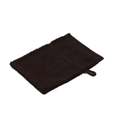 Afbeelding van Gözze Set van 4 washandjes, zacht en absorberend, katoen, 16 x 21 cm, chocoladebruin
