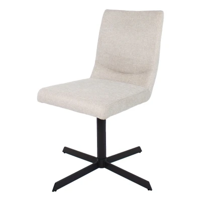 Afbeelding van Kick Sam eetkamerstoel Texture champagne Stof