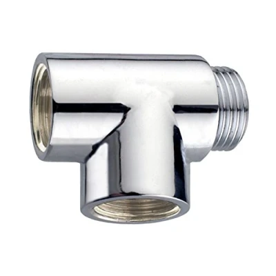 Afbeelding van Cornat TEC386203 T stuk 1/2 inch buitendraad x binnendraad binnendraad, chroom