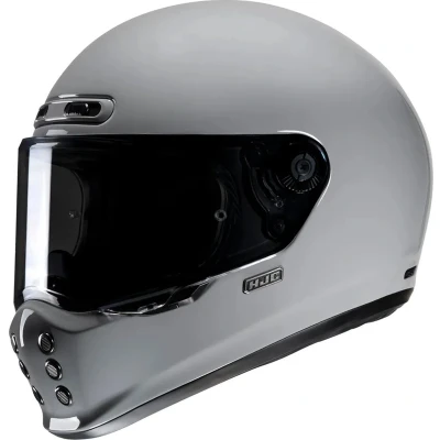 Afbeelding van HJC V10 Solid Helm, grijs, afmeting XS 54 55 voor man