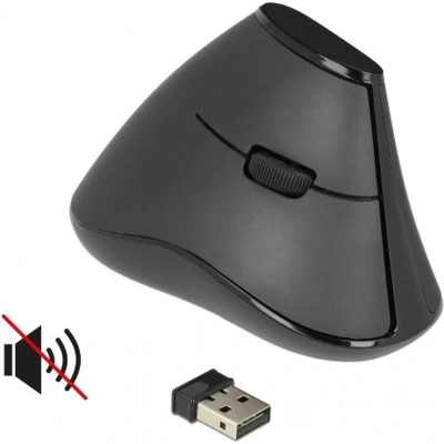 Afbeelding van Delock Ergonomische Verticale Optische 5 Knops Muis 2.4 GHz Draadloos