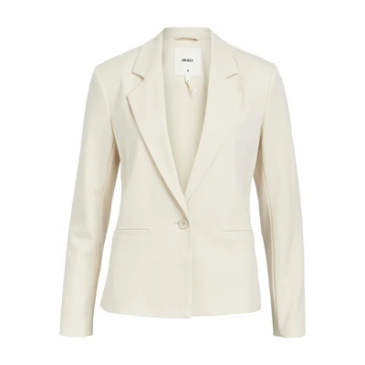 Afbeelding van OBJECT Dames Objlisa L/S Button Noos Blazer, zwart (total black), 40