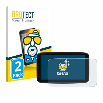 Afbeelding van BROTECT Screenprotector voor TomTom Go Classic Lite 6&quot; Folie Beschermfolie matte (2 Stuks)