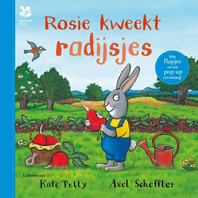 Afbeelding van Uitgeverij lemniscaat flapjesboek rosie kweekt radijsjes