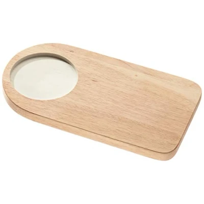 Afbeelding van TAK Design Sade Snijplank Hout 27,2 x 15 cm Wit