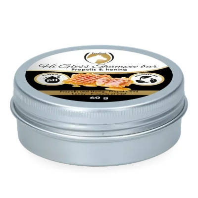 Afbeelding van Excellent Hi Gloss Shampoo bar &quot;Propolis&quot; 60 Bruin