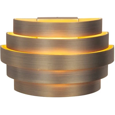 Afbeelding van Scudo Wandlamp 1 lichts b: 20 cm brons Modern Highlight