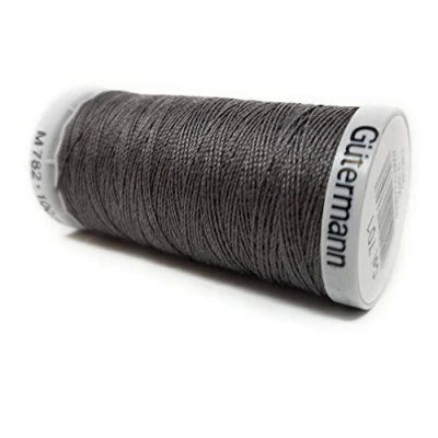 Afbeelding van Gütermann Garen, extra sterk, polyester, 100 m, naaimachinegaren, universeel, scheurvast, uv bestendig (grijs)