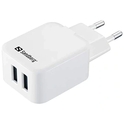 Afbeelding van Usb Ac Charger Dual Wit
