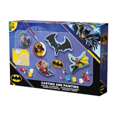 Afbeelding van SES Creative 09364 DC Batman figuren gips Gieten en Schilderen Met verf maak je eigen van