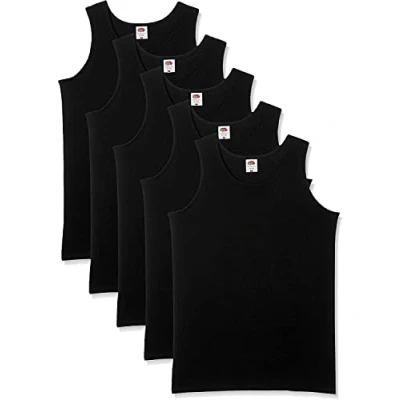 Afbeelding van Fruit of the Loom Athletic onderhemd, heren, M, L, XL, XXL, 3XL, 4XL, 5XL, ook kleurensets (1 5 stuks), L