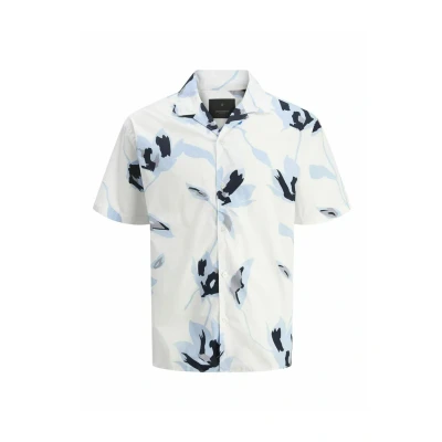 Afbeelding van Jack &amp; Jones Premium Jprblapalermo Resort Overhemd, Heren, Maat: Large, Chambray blue