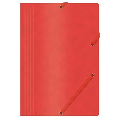 Afbeelding van OFFICE PRODUCTS 21194011 07 map met elastiek persspan, A4, gewicht 390 g/m2 rood