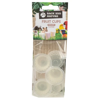 Afbeelding van Back Zoo Nature Fruit Cups Vogelsnack Yoghurt 6 stuks