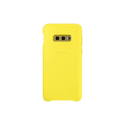 Afbeelding van Samsung Galaxy S10e Leather Cover Geel