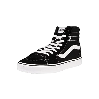 Afbeelding van Vans Men Filmore Hi Suede Canvas Black White Schoenmaat 41