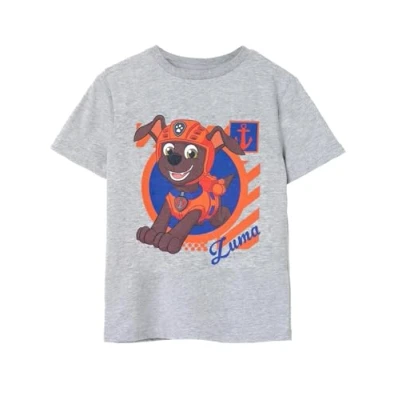 Afbeelding van Paw Patrol jongens grijs T shirt Zuma Waterontwerp Authentieke merchandise Comfortabel en stijlvol voor waterredders