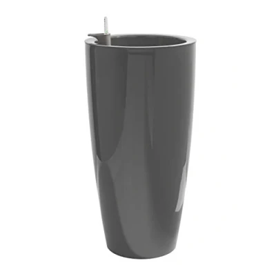 Afbeelding van ARTEVASI Zelfwatergevende santorini pot 65cm antraciet 33 x h65 cm 3.71l