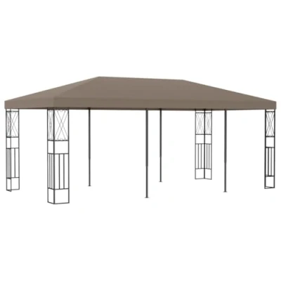 Afbeelding van Prieel 6x3 m stof taupe