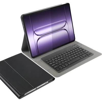 Afbeelding van Cazy Tablet Hoes met Toetsenbord geschikt voor OnePlus Pad 3 QWERTY Bluetooth Keyboard Case Zwart