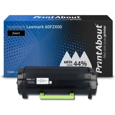 Afbeelding van Huismerk Lexmark 60F2X00 Toner Zwart Extra hoge capaciteit