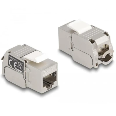 Afbeelding van Delock Keystone Modul RJ45 Buchse zu LSA Cat.6A mit LED HQ products