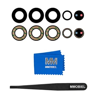 Afbeelding van MMOBIEL Camera Glas Lens Vervanging voor Samsung Galaxy S23 Ultra 5G 2023 Back Reparatie incl. Pincet en Schoonmaakdoekje