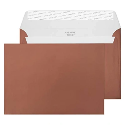 Afbeelding van Blake Creative Shine C5 162 x 229 mm Portemonnee Peel en Seal Envelop Metallic Brons (Pack van 500)