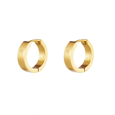 Afbeelding van Earrings starry sky Yehwang Oorringen One size Goud