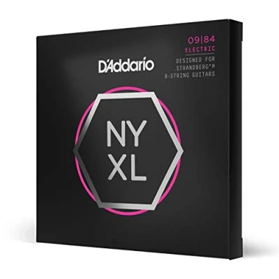 Afbeelding van D&quot;;Addario NYXL0984SB 09 84 Super Light Nickel Wound snaren voor 8 snarige Strandberg gitaar