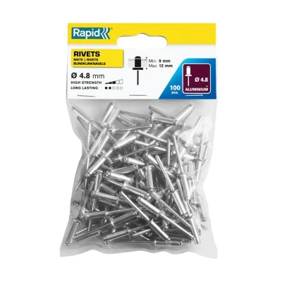 Afbeelding van Rapid blindklinknagel alu 4.8x16mm (100st)