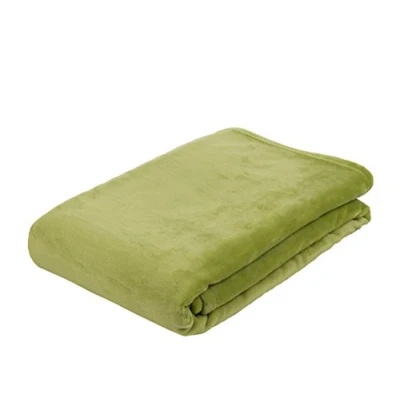 Afbeelding van Gözze Cosy Woonkamerdeken, Memphis, zwaar stofgewicht 300 g/m², 150 x 200 cm, groen