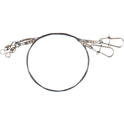 Afbeelding van Savage Gear 1X7 Titanium Spin Trace Roofvis Onderlijn 35cm (0.40mm) (15kg) (2 stuks) onderlijnen