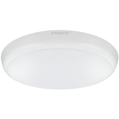 Afbeelding van Integral Plafondlamp Ø25cm 12W 1200lm 4000K IP54 met noodverlichting Buitenlamp Geen fitting Koel Wit 12 watt 35.000 Branduren