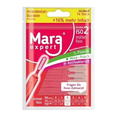 Afbeelding van Mara Expert Premium Line Rot 12 Bürsten im Zip Beutel