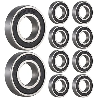 Afbeelding van 10 stuks 6901 2RS 12x24x6mm rubberen groefkogellagers dubbel afgedicht miniatuur