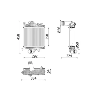Afbeelding van Mahle Original Interkoeler CI 672 000P