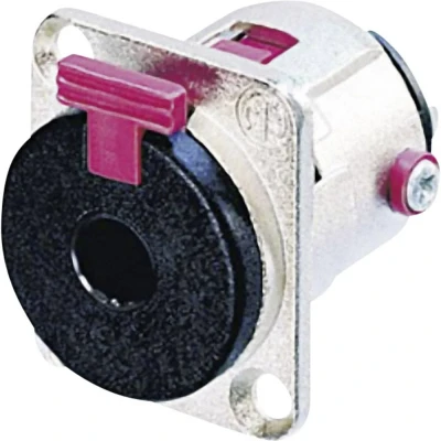 Afbeelding van Neutrik NJ3FP6C Jackplug 6.35 mm Flensbus, contacten recht Aantal polen: 3 Stereo Zilver 1 stuk(s)