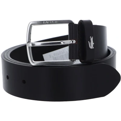 Afbeelding van LACOSTE Leren Riem Elegance Plain Leather Belt W95 Marron Donkerbruin