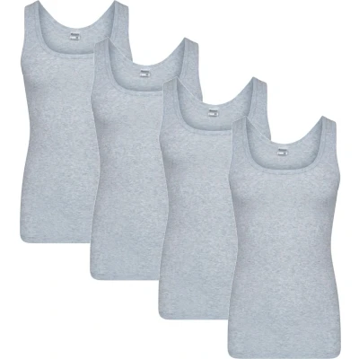 Afbeelding van Beeren heren hemd 4 pack MAAT XXL grijs mêlee