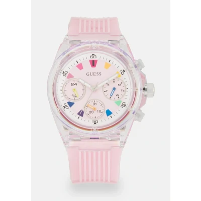 Afbeelding van Guess Athena Horloge, Dames, Maat: One Size, Pink