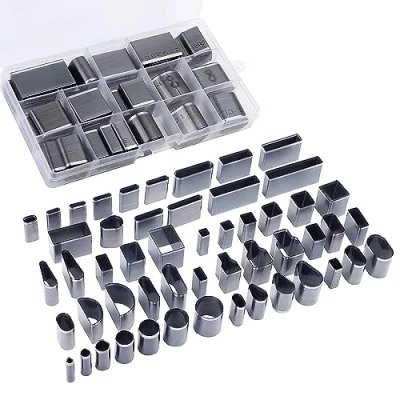 Afbeelding van 52 Vorm Stijl Lederen Gat Punch Tool voor Riemen, Meerdere Vormen Hollow Cutter Tool, Crafting Tools, Set Hole Cutter, Craft